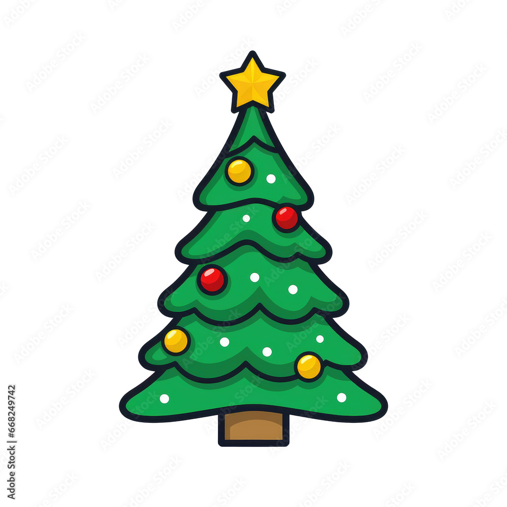 vector christmas element. vector christmas tree illustration. vector christmas element. vector christmas tree illustration.