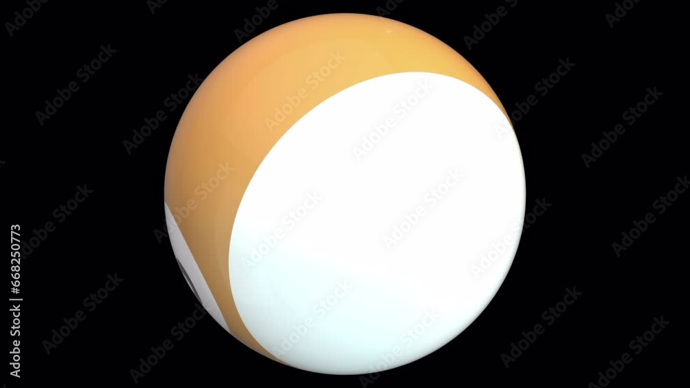 Pool ball number nine rotates on the alpha channel background in a seamless loop. Pool ball number nine rotates on the alpha channel background in a seamless loop.