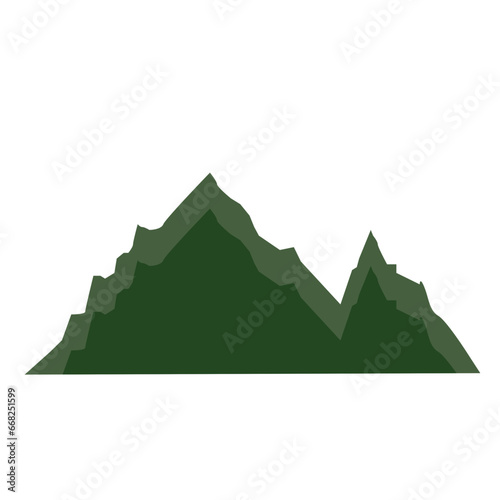 green mountain vector