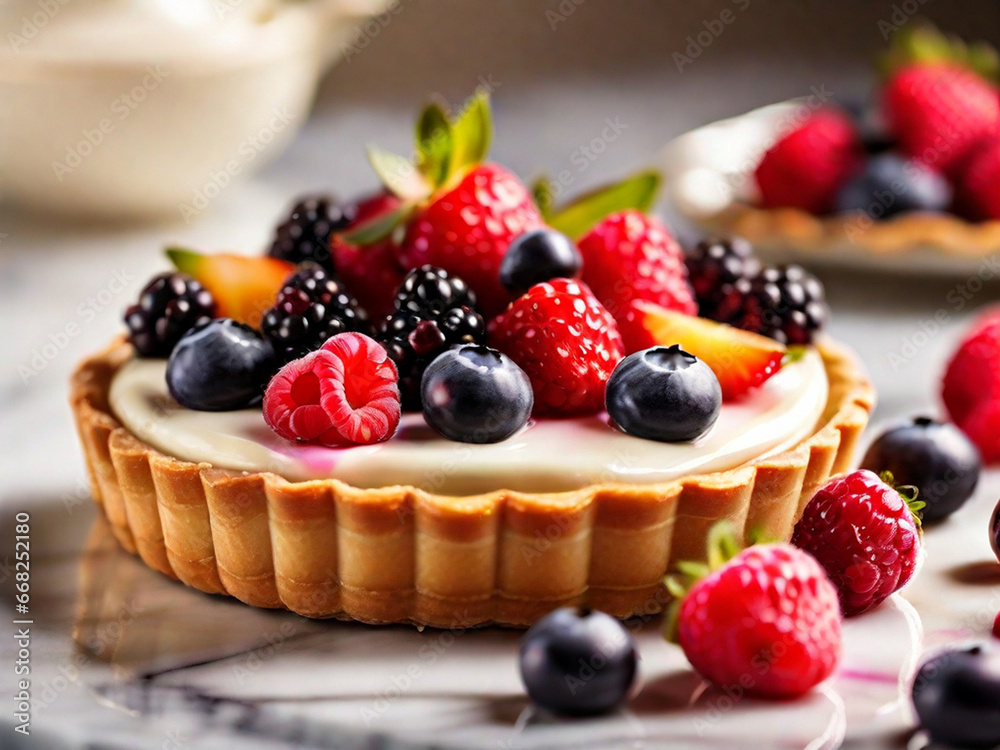 Delicious dessert photography, generative ai Delicious dessert photography, generative ai