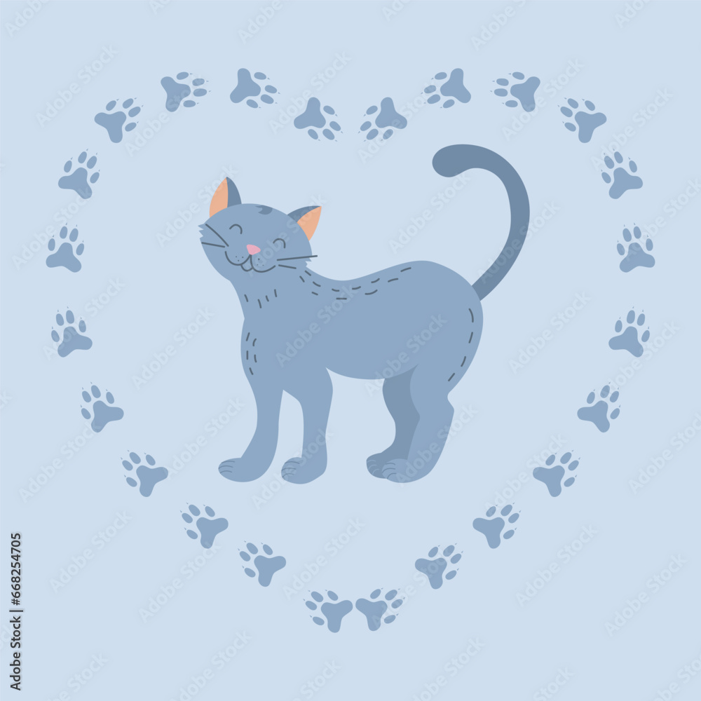 Fototapeta premium Pet adoptation. Help homeless animals find.