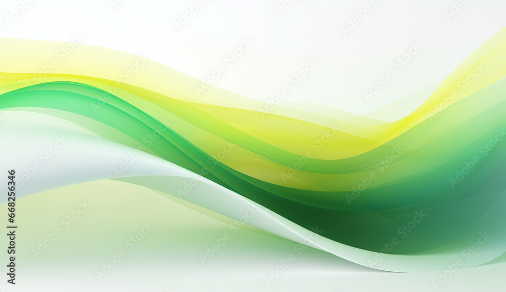 Green and white technology waves abstract background Green and white technology waves abstract background