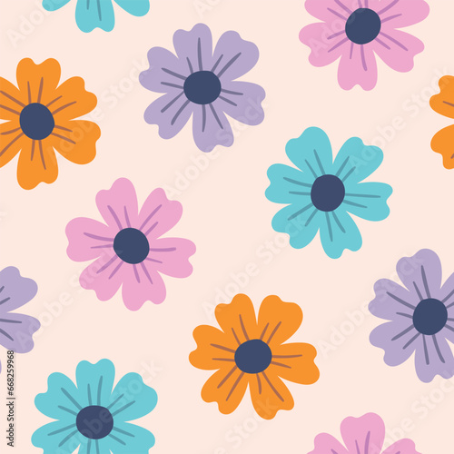 Floral Seamless Pattern Flowers Pattern Floral Seamless Design Spring Floral Background Floral Wallpaper
