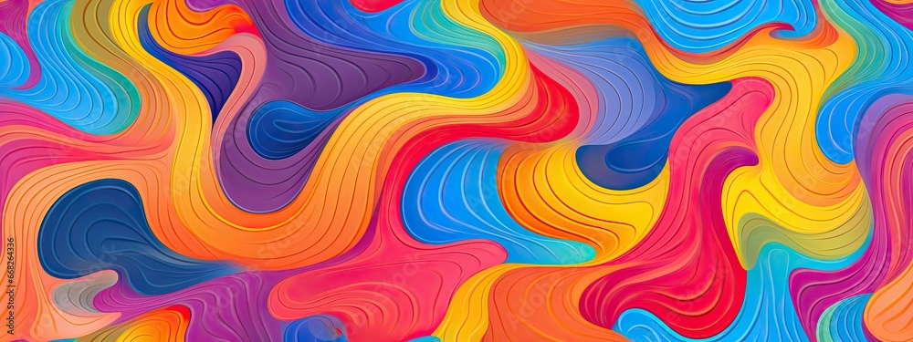 Seamless abstract psychedelic rainbow gradient swirls background Seamless abstract psychedelic rainbow gradient swirls background