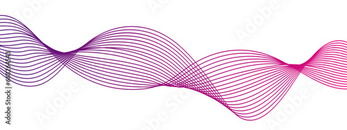 Abstract colorful wave line transparent background modern stream wave background and wave curve lines background. Vector business Illustration pattern of lines in transparent background