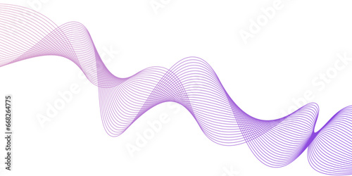 Abstract colorful sound, voice, music curved and wave lines background.Vector wave lines, gradient, perfect for background,