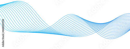 Abstract colorful wave line transparent background modern stream wave background and wave curve lines background. Vector business Illustration pattern of lines in transparent background