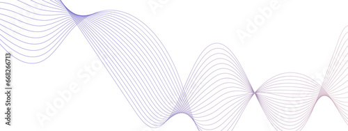 Abstract colorful wave line transparent background modern stream wave background and wave curve lines background. Vector business Illustration pattern of lines in transparent background