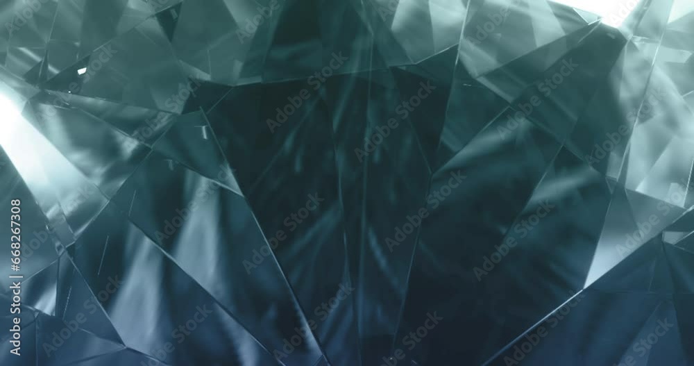 diamond close-up like background with circle movement and sparkle glitter effect