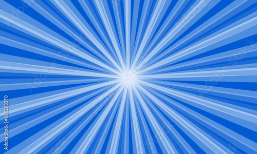 starburst blue. Sunburst vector background with copyspace  Retro sunray copy space illustration. burst copy-space