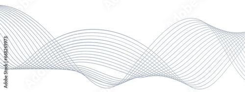 Abstract colorful wave line transparent background modern stream wave background and wave curve lines background. Vector business Illustration pattern of lines in transparent background