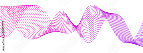 Abstract colorful wave line transparent background modern stream wave background and wave curve lines background. Vector business Illustration pattern of lines in transparent background