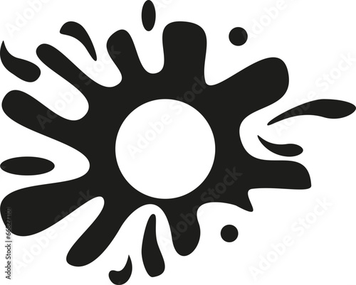 Cartoon Paint Ink Splash
