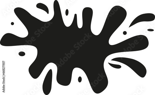 Cartoon Paint Ink Splash
