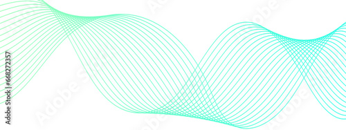 Abstract colorful wave line transparent background modern stream wave background and wave curve lines background. Vector business Illustration pattern of lines in transparent background