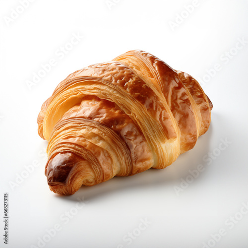 croissant on a white background
