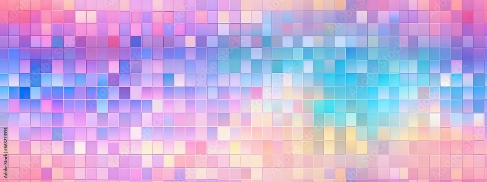 Seamless webpunk aesthetic futurism glass refraction square mosaic faded rainbow ombre pattern. Trendy iridescent holographic heatmap neon gradient gingham checkers background texture Seamless webpunk aesthetic futurism glass refraction square mosaic faded rainbow ombre pattern. Trendy iridescent holographic heatmap neon gradient gingham checkers background texture
