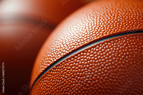 Basketball orange ball texture background. © nnattalli