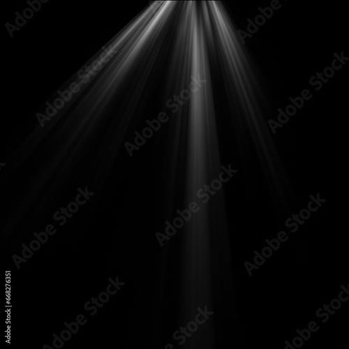 Overlay, flare light transition, effects sunlight, lens flare, light leaks. High-quality stock image of warm sun rays light effects, overlays or white flare isolated on black background for design