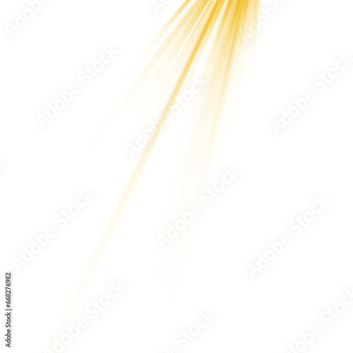 Overlays, overlay, light transition, effects sunlight, lens flare, light leaks. High-quality stock PNG image of sun rays light overlays yellow flare glow isolated on transparent background for design