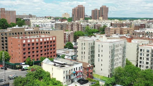 Aerial view of the Bronx Skyline photo