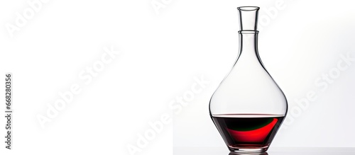 White background displaying a wine decanter