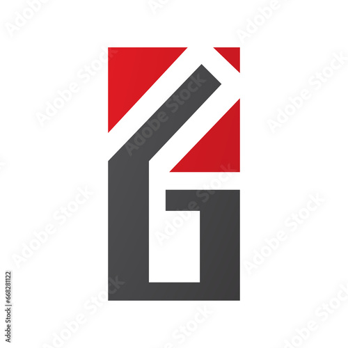 Free Download Red and Black Rectangular Letter G or Number 6 Icon - GFXLoad