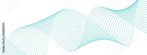 Abstract colorful wave line transparent background modern stream wave background and wave curve lines background. Vector business Illustration pattern of lines in transparent background