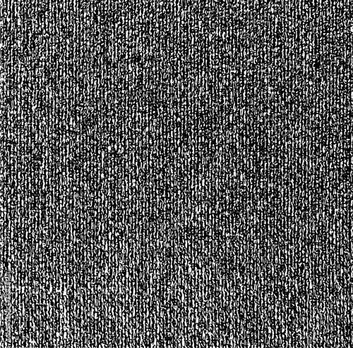 Vector fabric texture. Distressed texture of weaving fabric. Grunge background. Abstract halftone vector illustration. Overlay to create interesting effect and depth. Black isolated on white. EPS10.