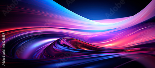 Abstract animated wallpapers in deep blue and light purple