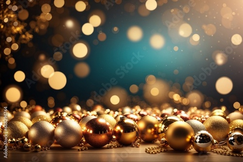 golden christmas background