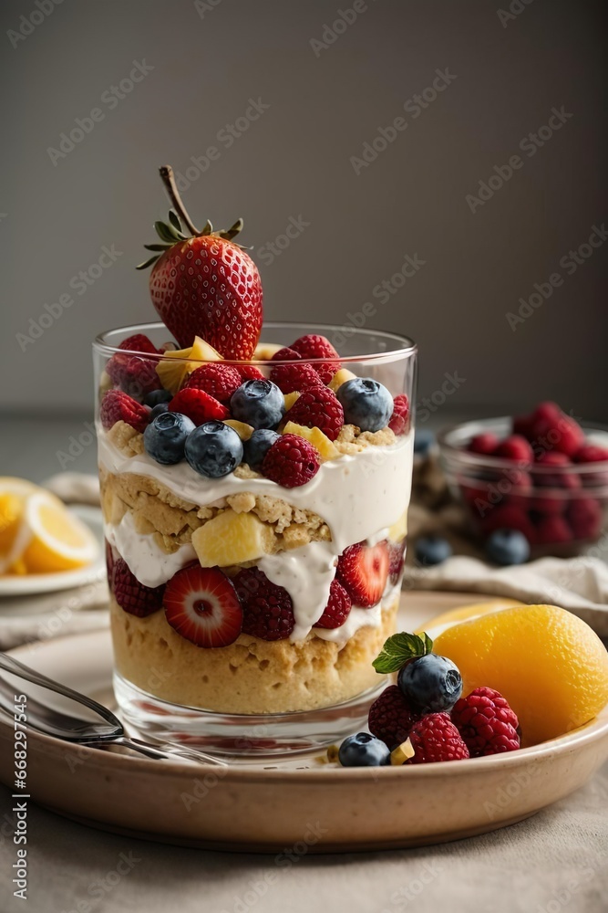 muesli with berries muesli with berries