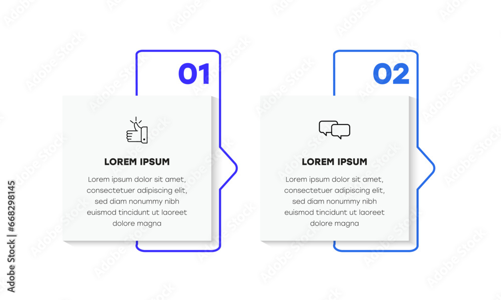 Vetor de Infographic. Vector Infographic design template with icons and ...