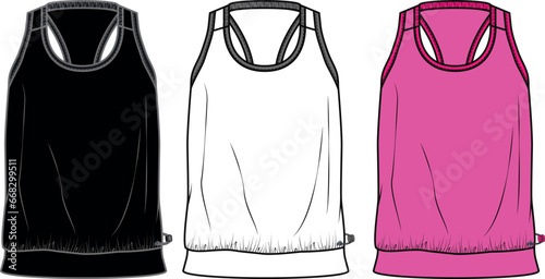 Sleeveless Tank Top Sports T Shirt, halter neck Sleeveless Tank top Design. T Shirt for Jogging, Fitness, and Activewear