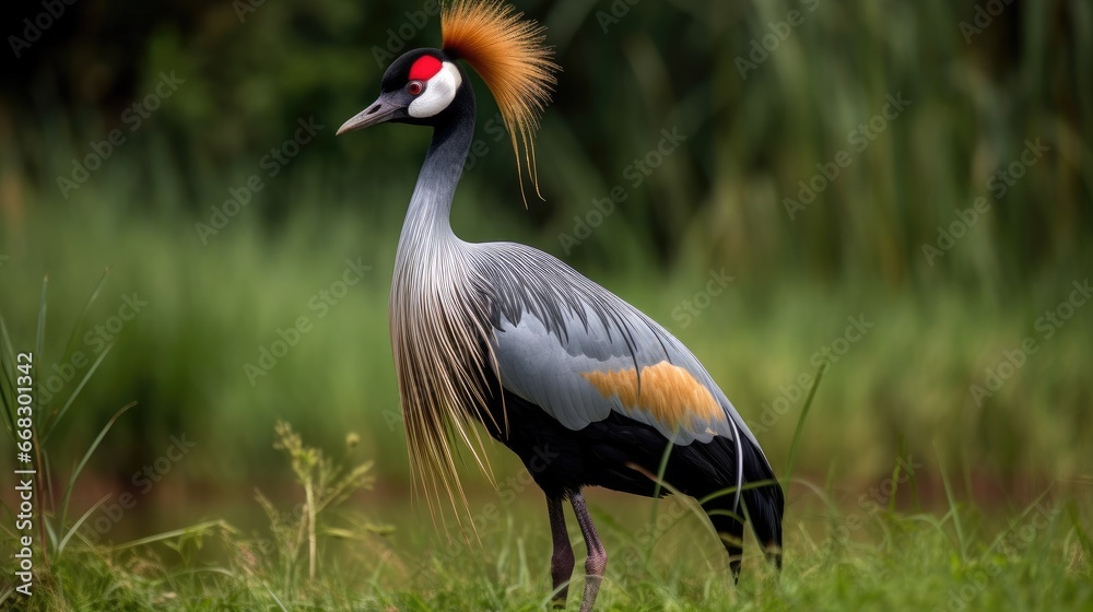 Birds of Uganda - The Grey Crowned Crane Birds of Uganda - The Grey Crowned Crane