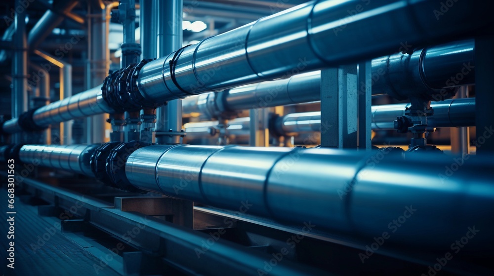 An extensive system of steel pipes transporting fuel and oil, critical infrastructure An extensive system of steel pipes transporting fuel and oil, critical infrastructure