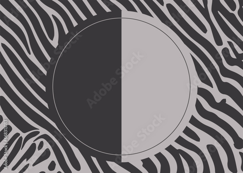 abstract black lines background, zebra texture pattern, black wave lines for elegant banner