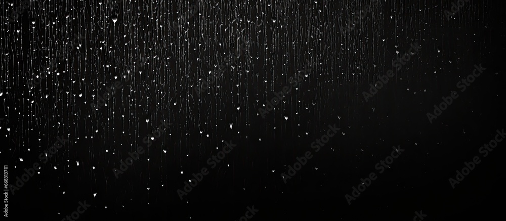 Rain texture overlay on dark background - obrazy, fototapety, plakaty 