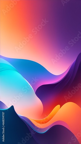 Illustrious gradient echoes background image free download