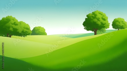 Green abstract background vector free download