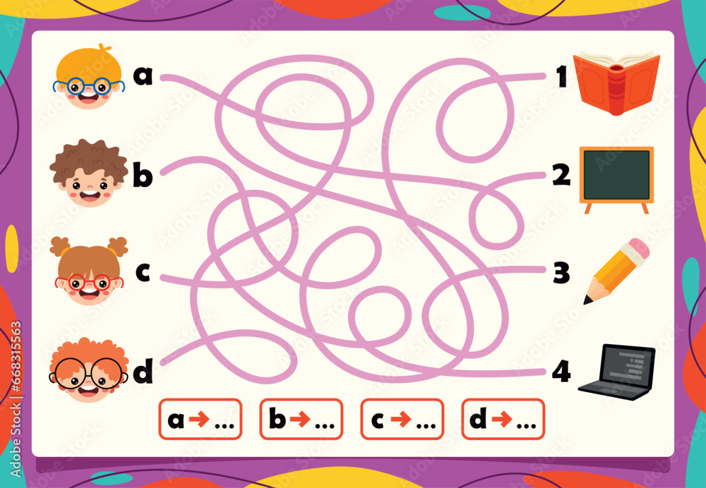 Matching Characters With Objects Game Matching Characters With Objects Game