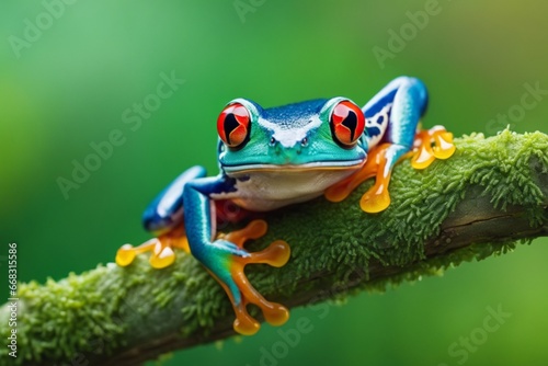 red eyed tree frog © Naqash