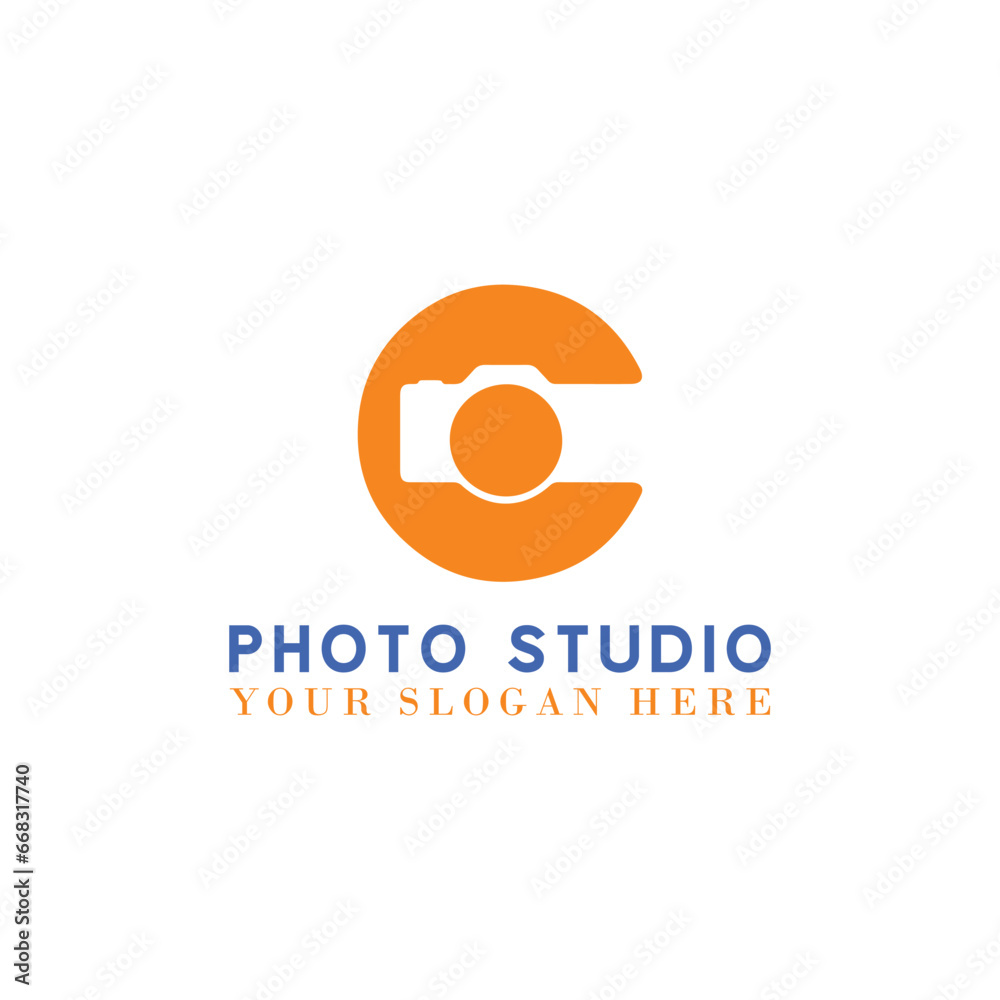 photo studio booth logo design vector photo studio booth logo design vector