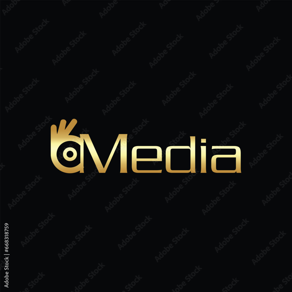 photo studio booth logo design vector