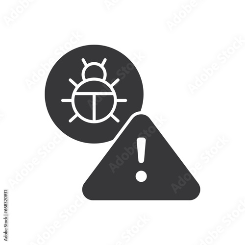 Virus Warning Icon - Malware Icon