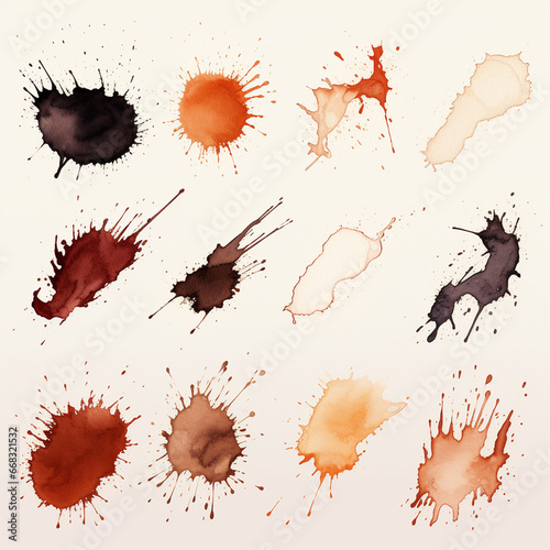 Colorful Blots Artistic Flair photo