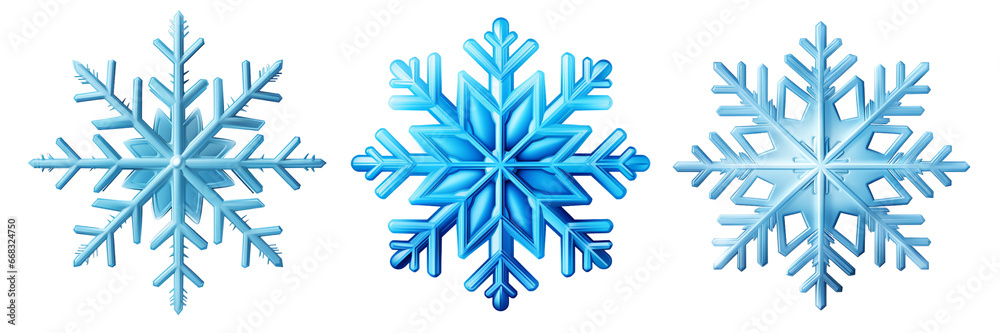 Set of snowflake Emoji Cold Icons isolated on a transparent or white background Set of snowflake Emoji Cold Icons isolated on a transparent or white background
