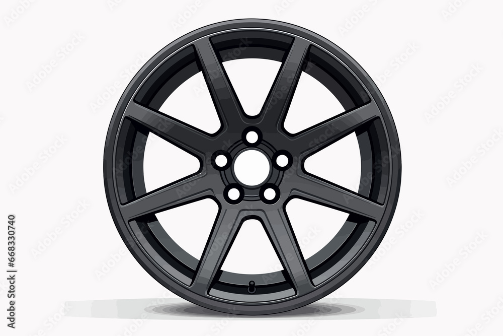 car wheel isolated vector style illustration car wheel isolated vector style illustration