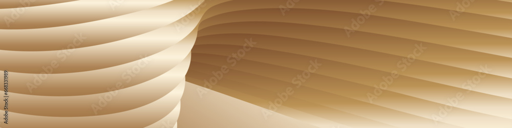 Wavy golden parallel gradient lines, ribbons, silk. Golden with shades of yellow background, banner, poster. eps vector Wavy golden parallel gradient lines, ribbons, silk. Golden with shades of yellow background, banner, poster. eps vector