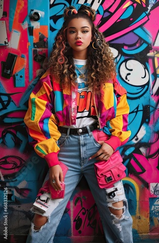 Retro fashion of 90s vintage style || Nostalgic lifestyle reference || Cool, stylish 90s old times nostalgic lifestyle